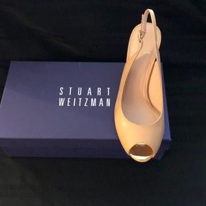 Stuart Weitzman Decoslinky slingback wedge